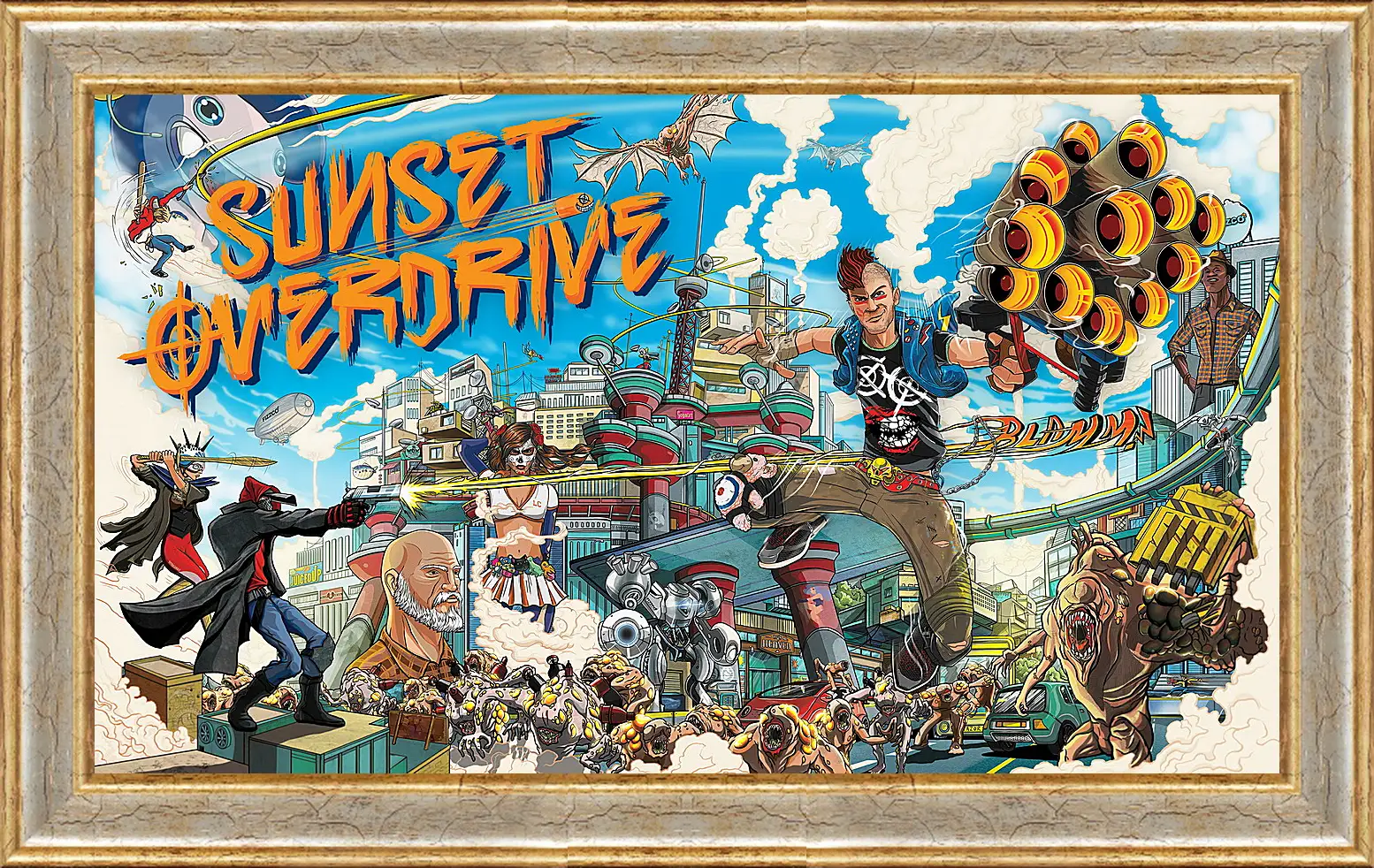 Картина в раме - Sunset Overdrive
