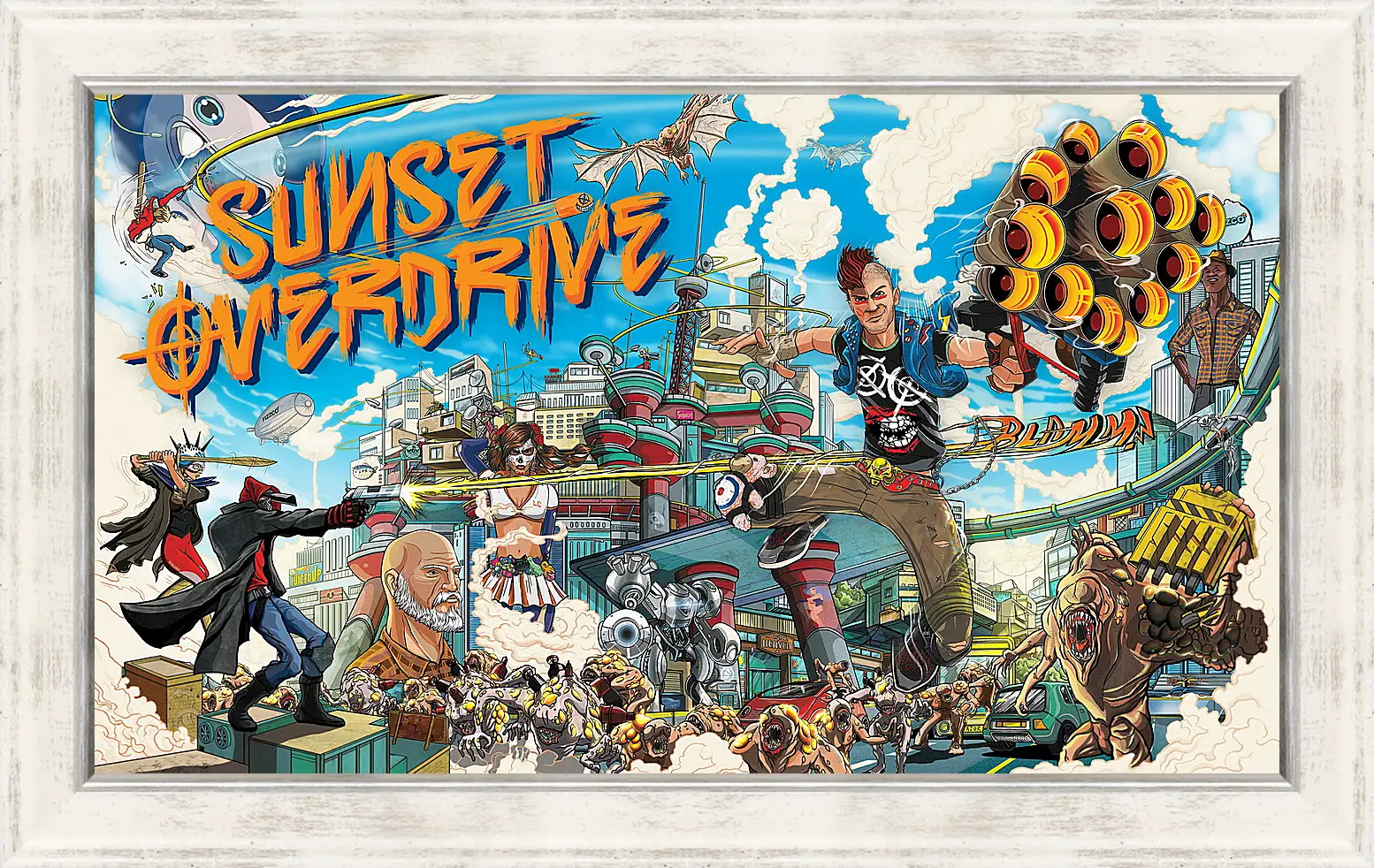 Картина в раме - Sunset Overdrive
