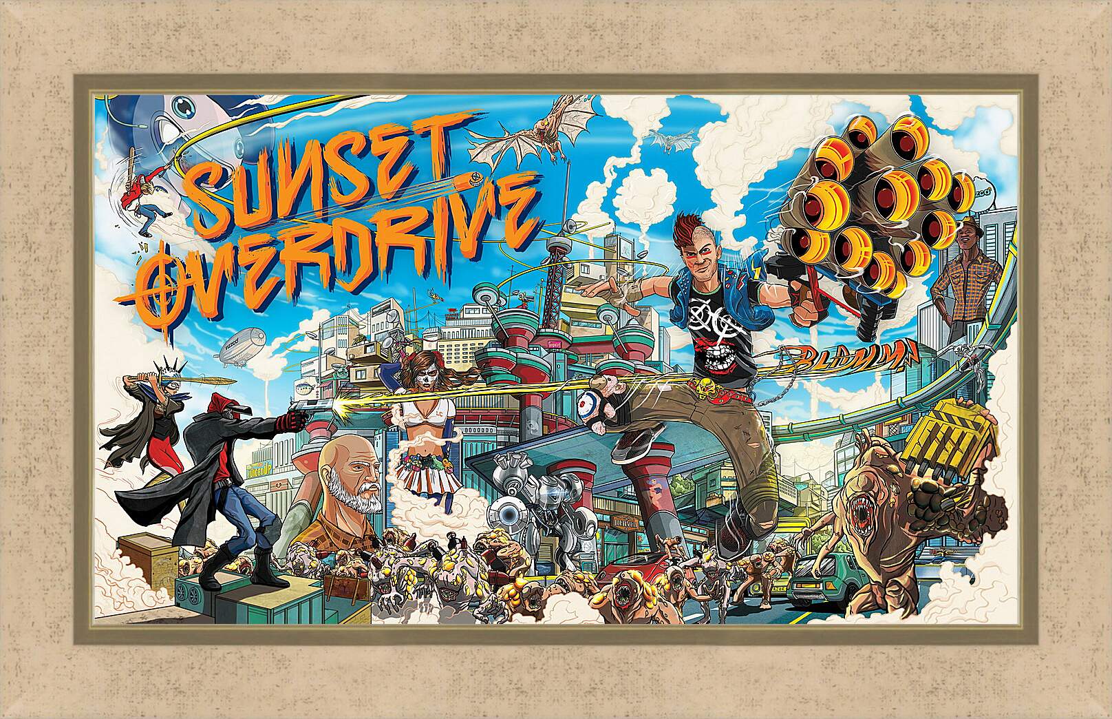 Картина в раме - Sunset Overdrive
