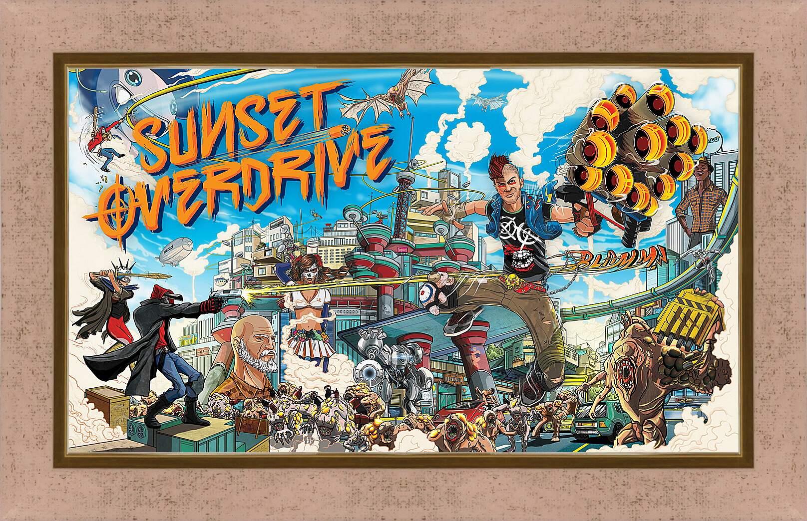 Картина в раме - Sunset Overdrive
