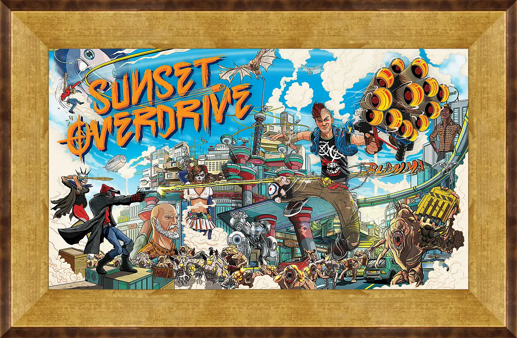 Картина в раме - Sunset Overdrive
