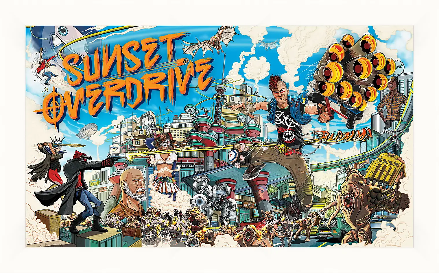 Картина в раме - Sunset Overdrive
