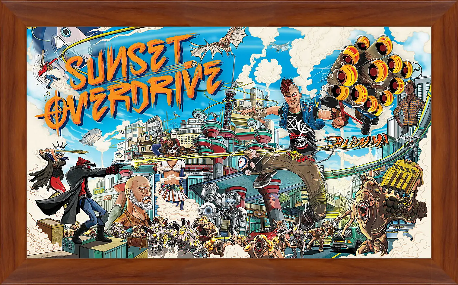 Картина в раме - Sunset Overdrive
