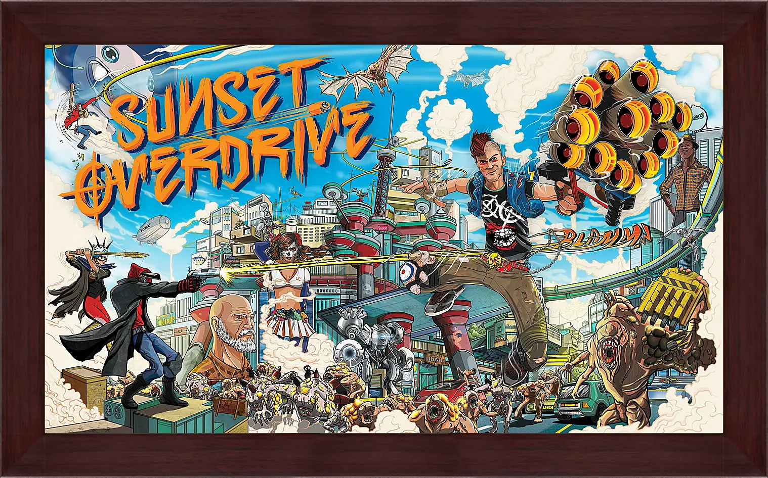 Картина в раме - Sunset Overdrive
