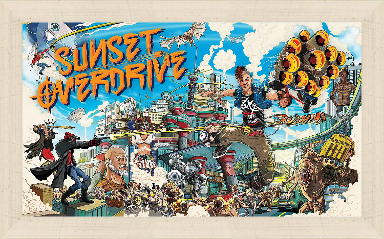 Картина в раме - Sunset Overdrive
