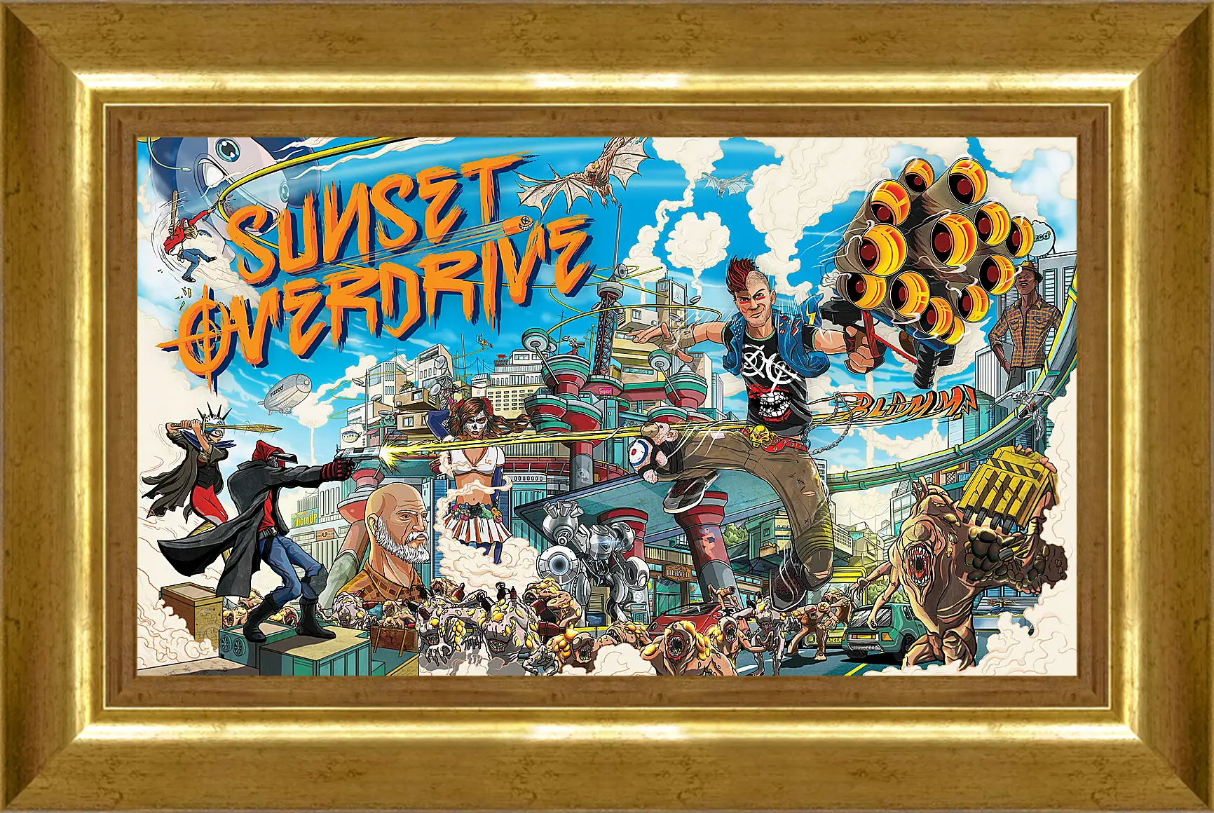 Картина в раме - Sunset Overdrive
