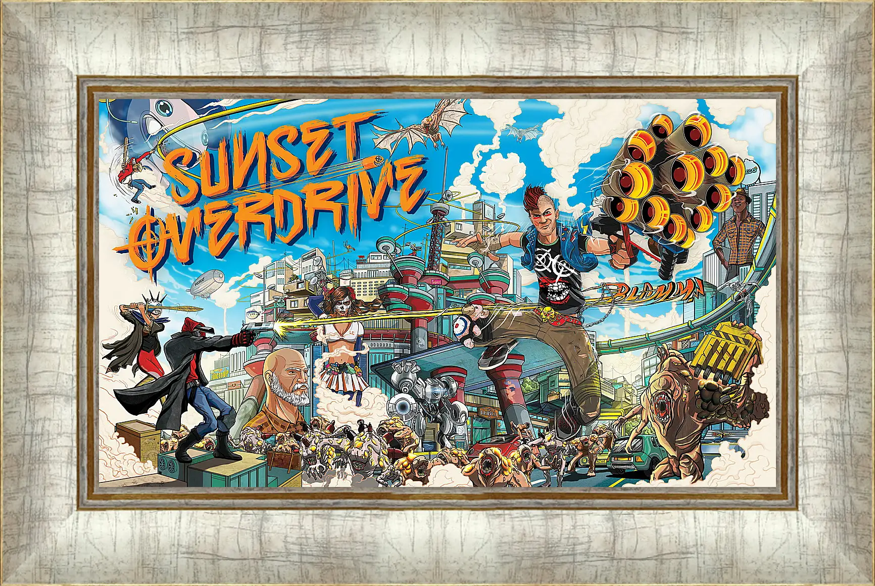 Картина в раме - Sunset Overdrive
