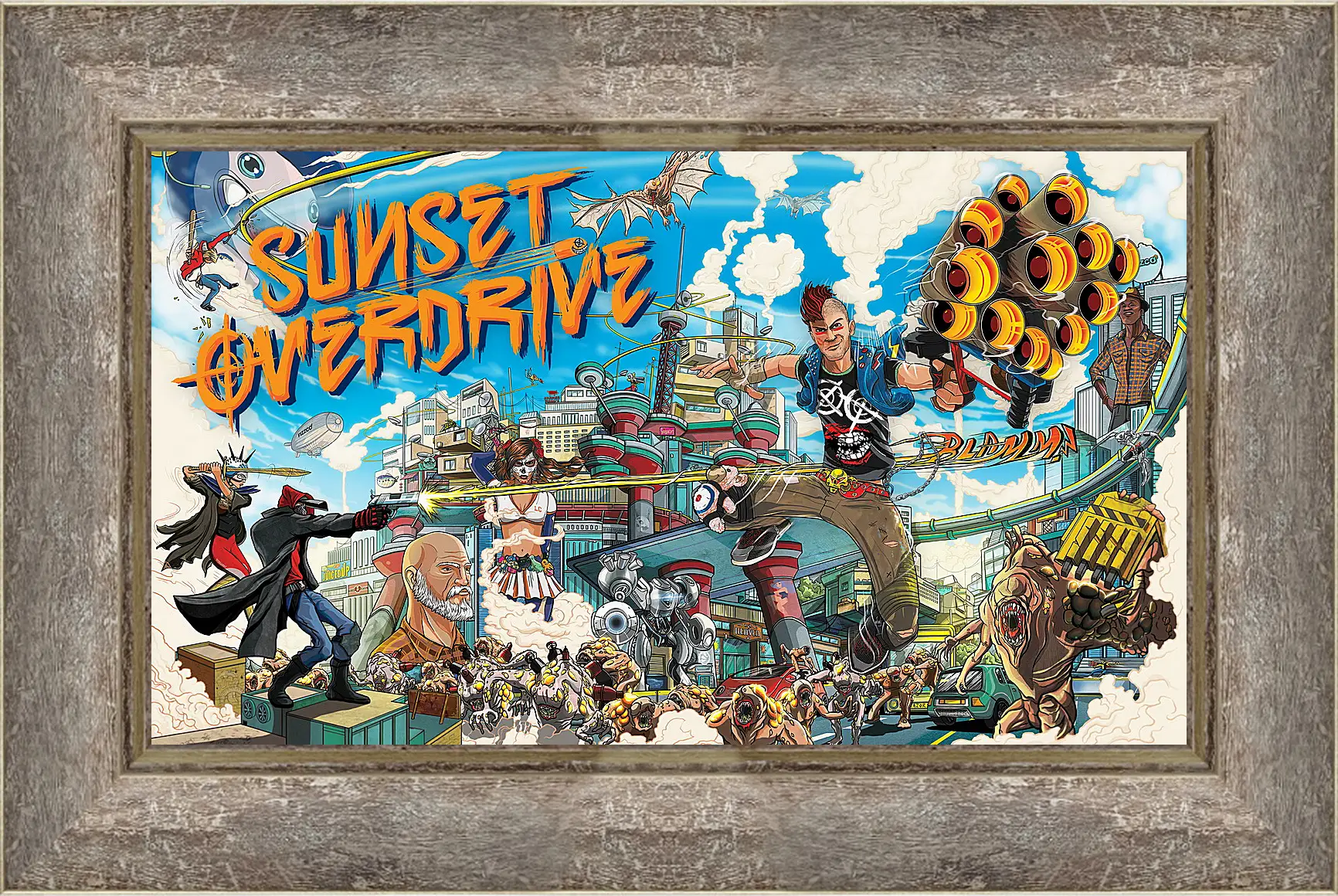 Картина в раме - Sunset Overdrive
