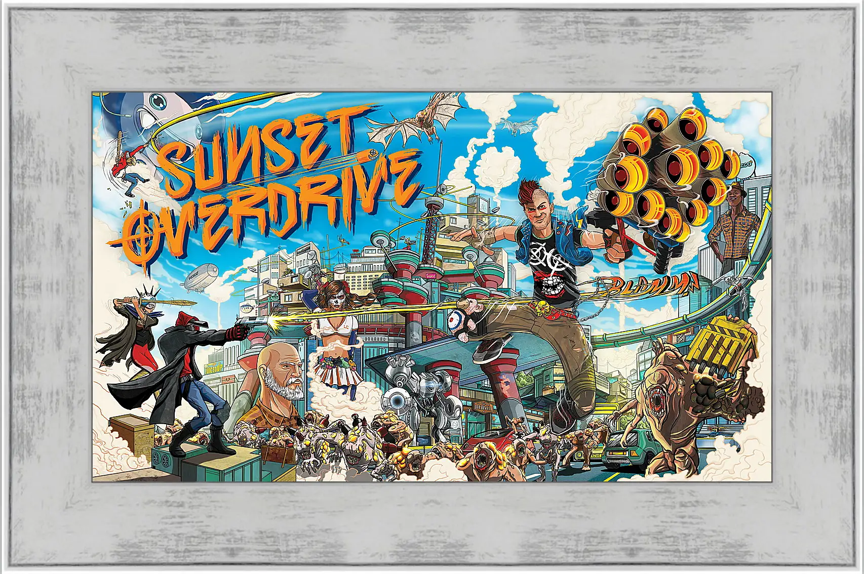 Картина в раме - Sunset Overdrive
