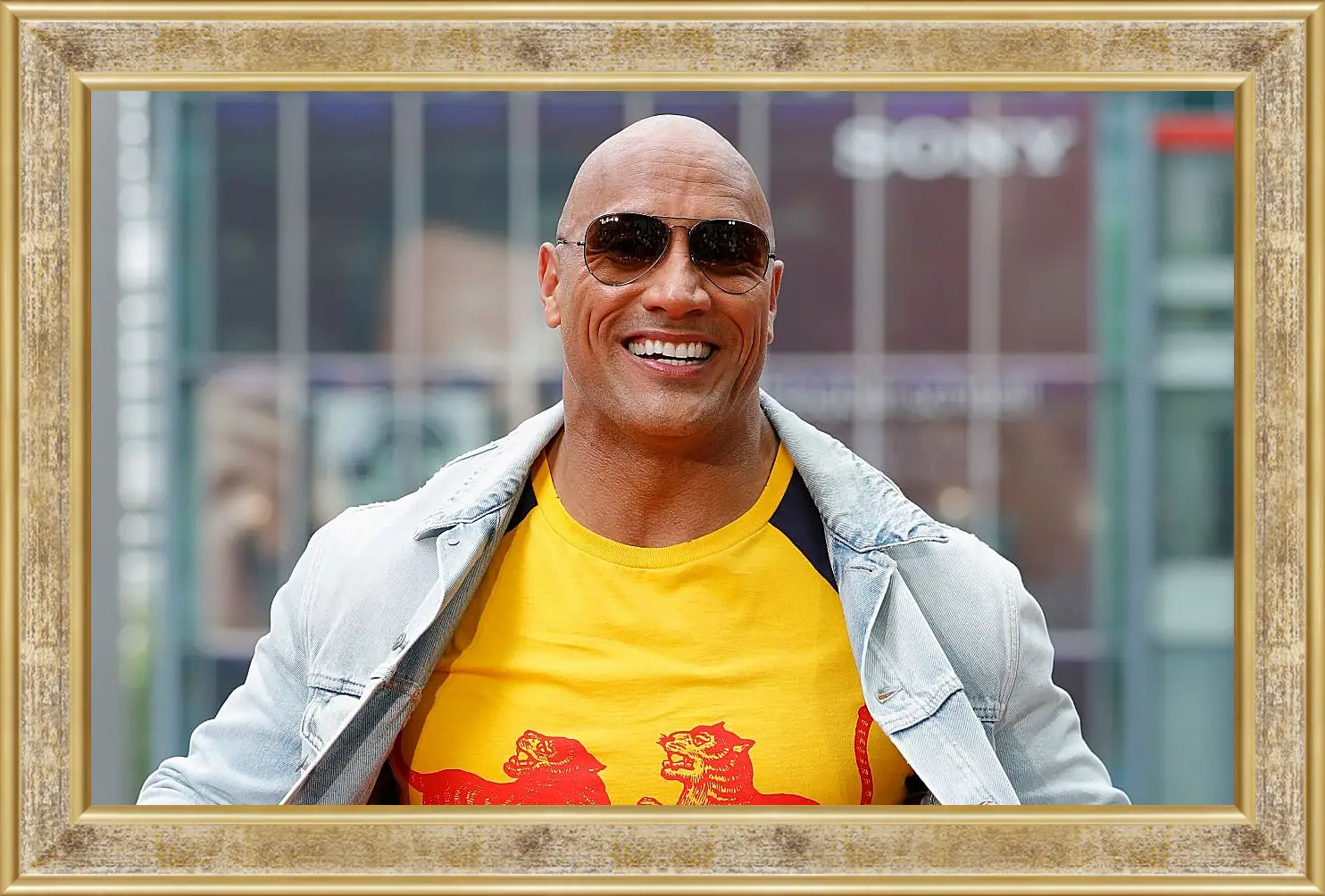 Картина в раме - Dwayne Douglas Johnson. Дуэйн Джонсон (Скала)