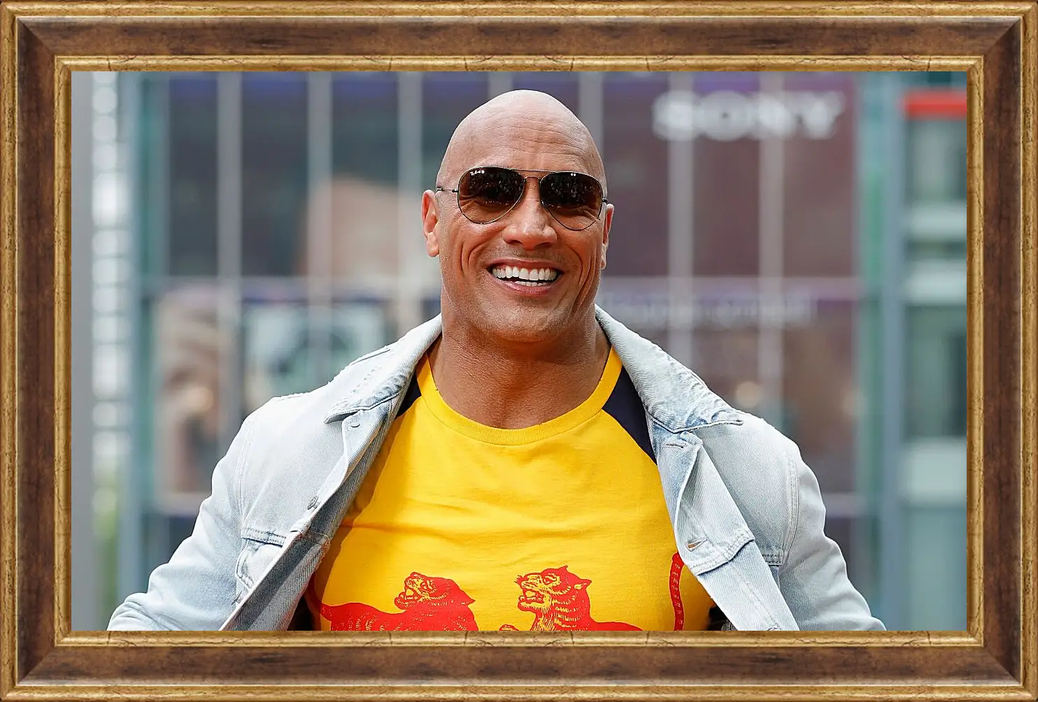 Картина в раме - Dwayne Douglas Johnson. Дуэйн Джонсон (Скала)