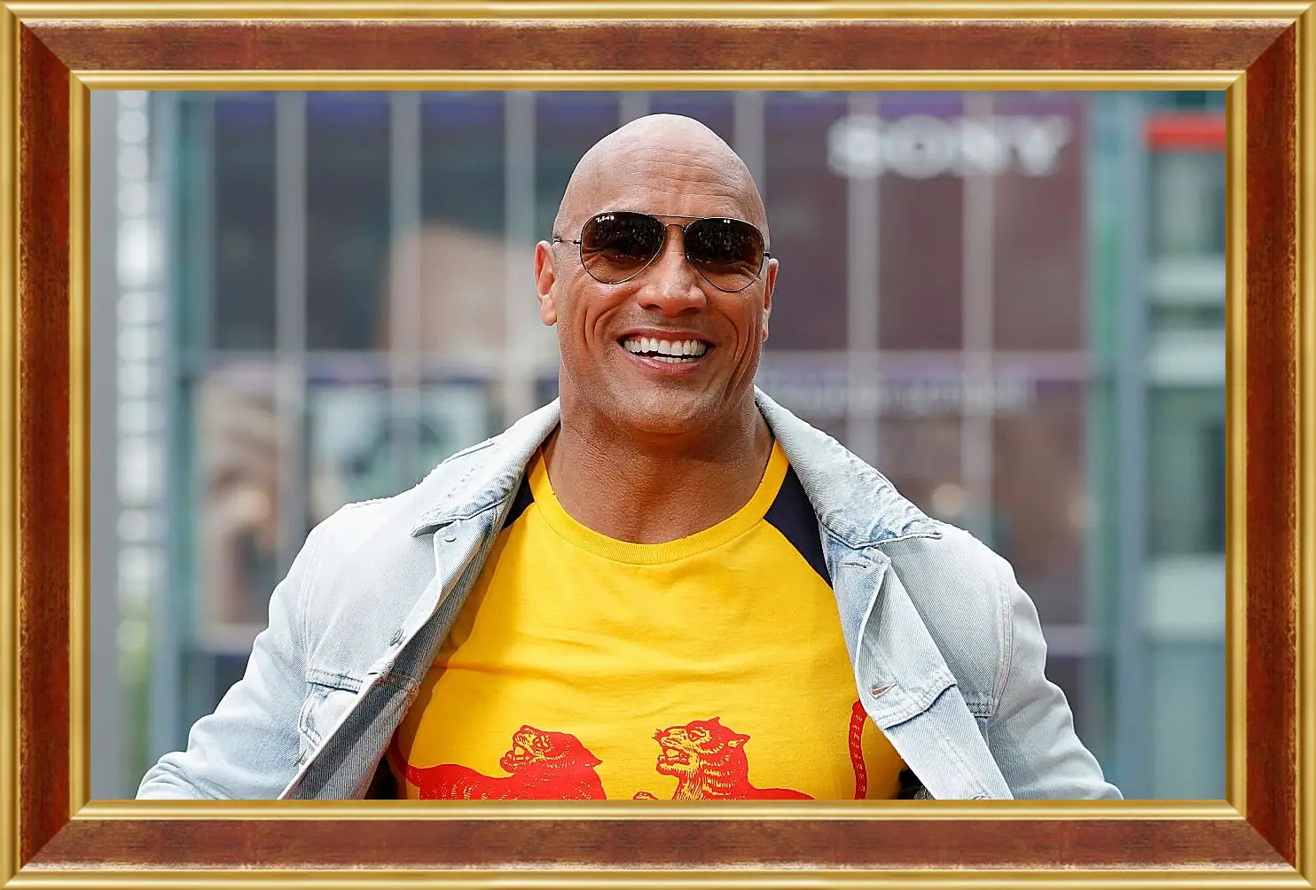 Картина в раме - Dwayne Douglas Johnson. Дуэйн Джонсон (Скала)