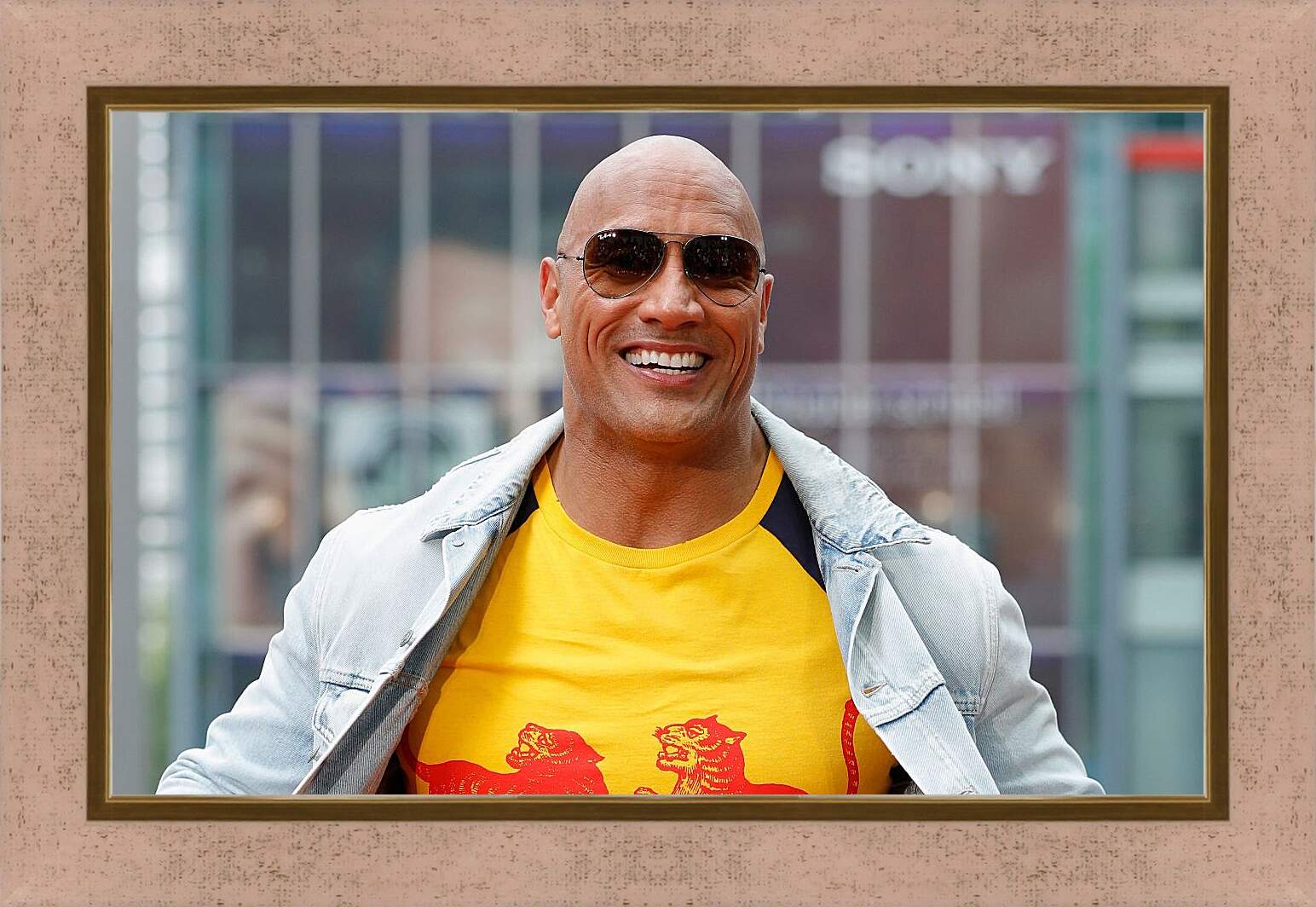 Картина в раме - Dwayne Douglas Johnson. Дуэйн Джонсон (Скала)