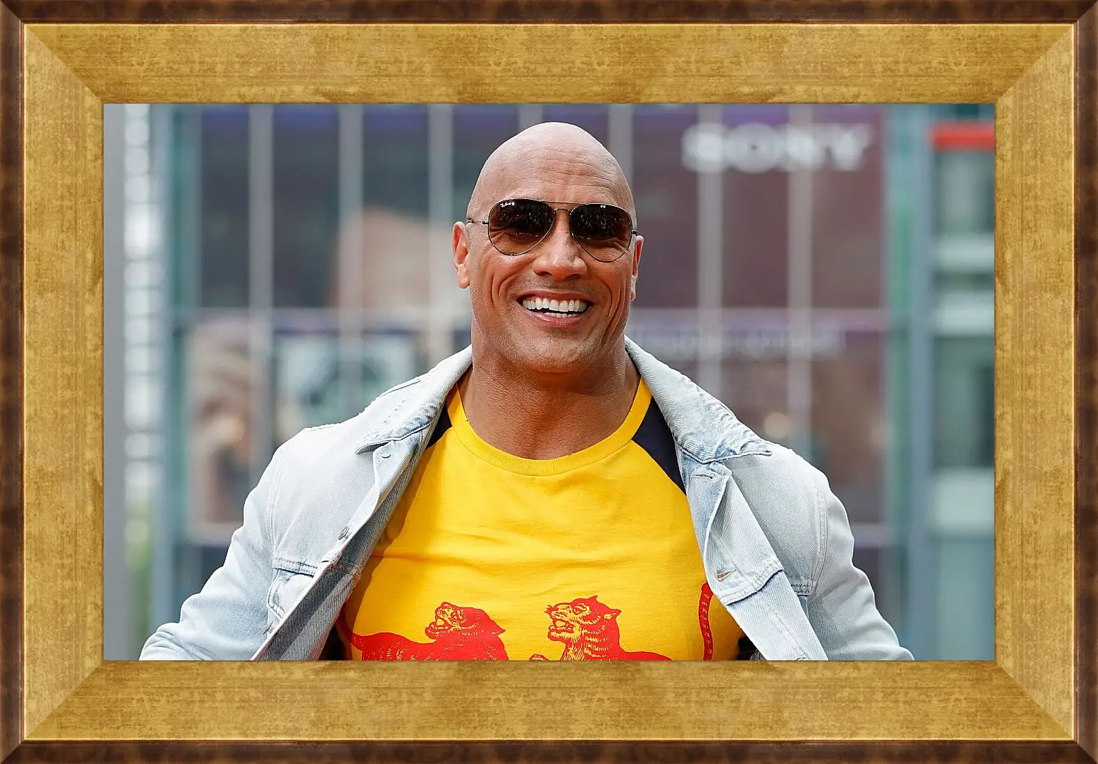 Картина в раме - Dwayne Douglas Johnson. Дуэйн Джонсон (Скала)