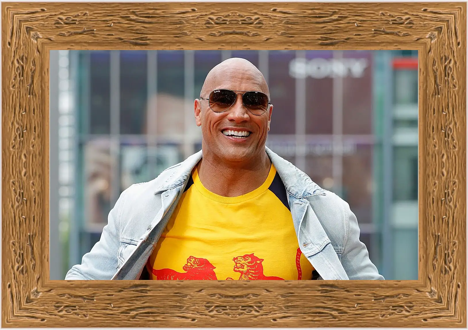 Картина в раме - Dwayne Douglas Johnson. Дуэйн Джонсон (Скала)