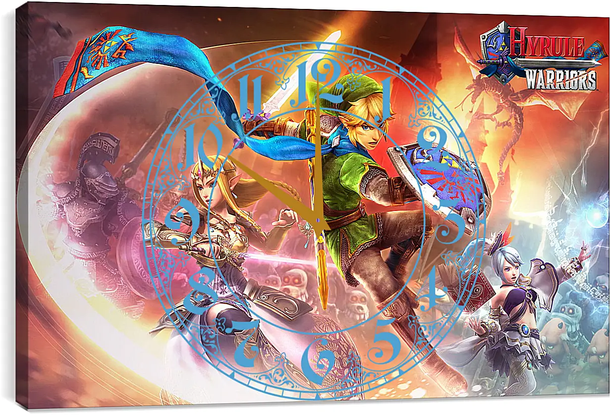 Часы картина - Hyrule Warriors
