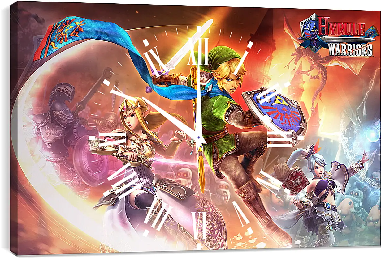 Часы картина - Hyrule Warriors
