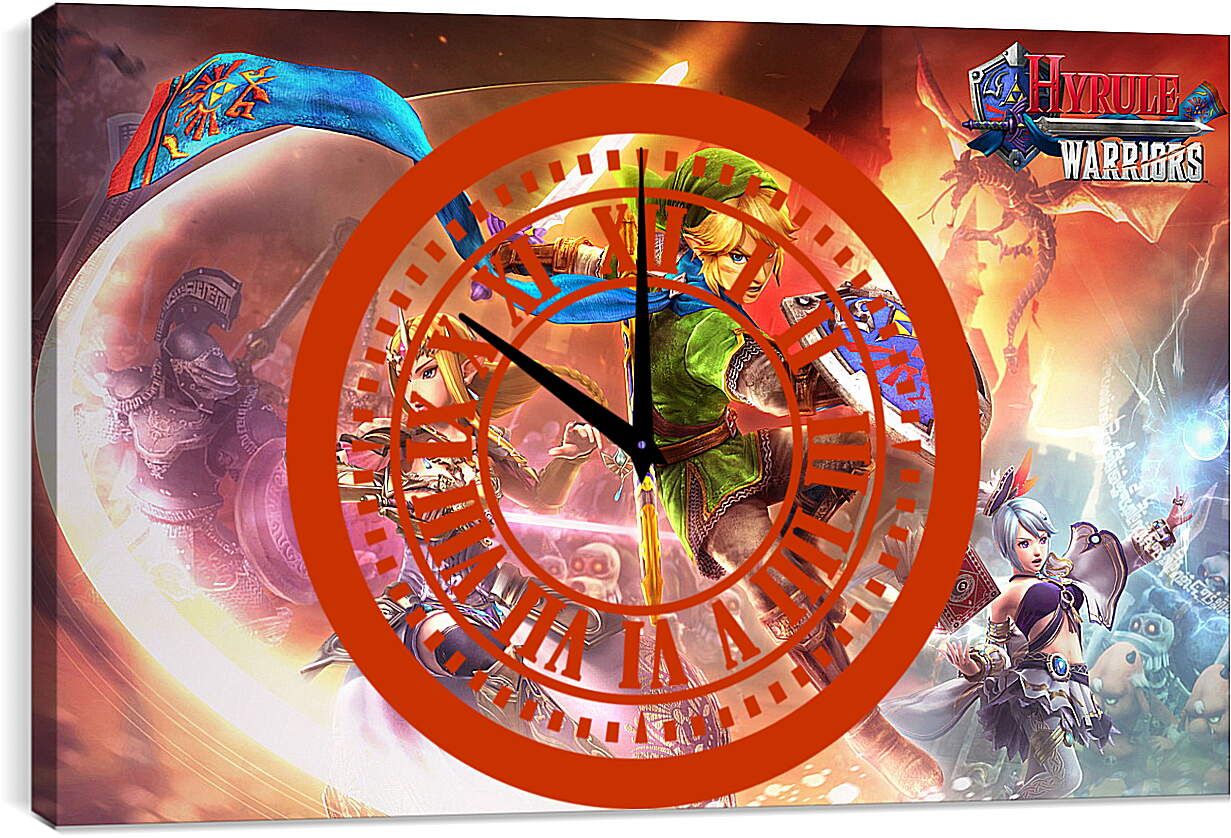 Часы картина - Hyrule Warriors
