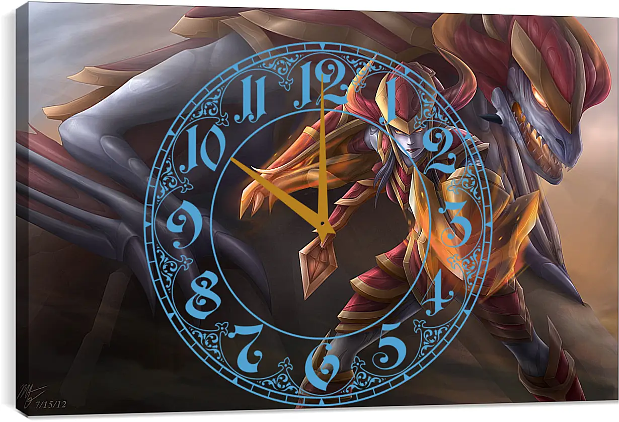 Часы картина - League Of Legends
