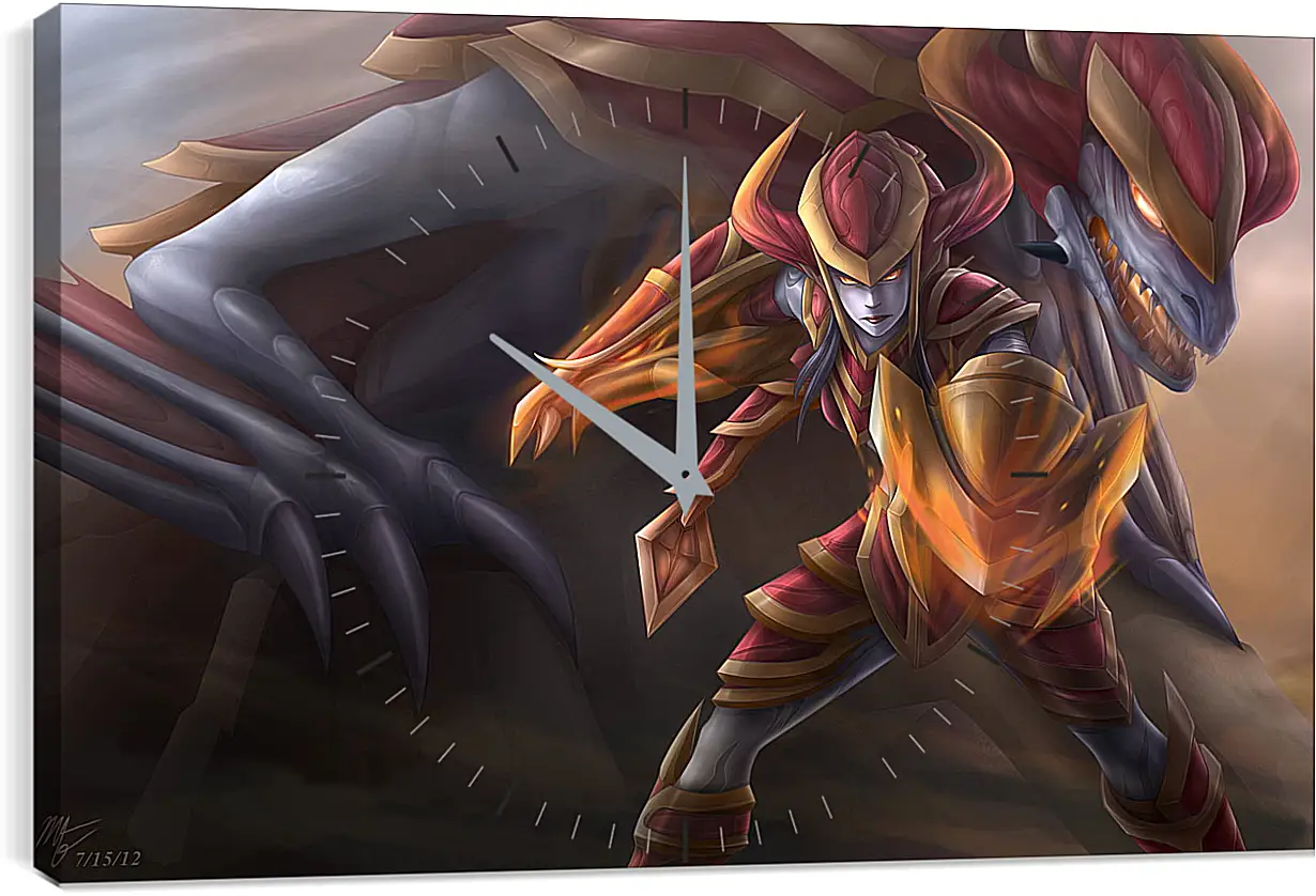 Часы картина - League Of Legends
