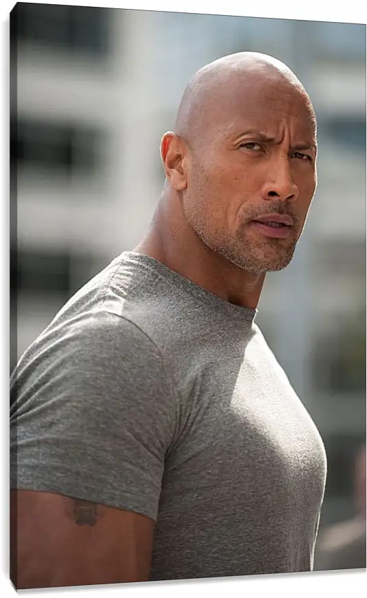 Постер и плакат - Dwayne Douglas Johnson. Дуэйн Джонсон (Скала)