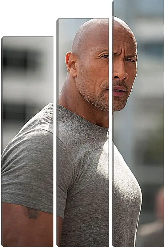 Модульная картина - Dwayne Douglas Johnson. Дуэйн Джонсон (Скала)