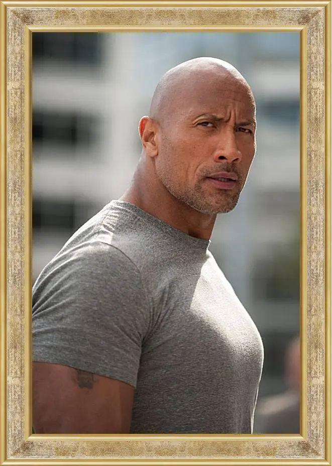 Картина в раме - Dwayne Douglas Johnson. Дуэйн Джонсон (Скала)