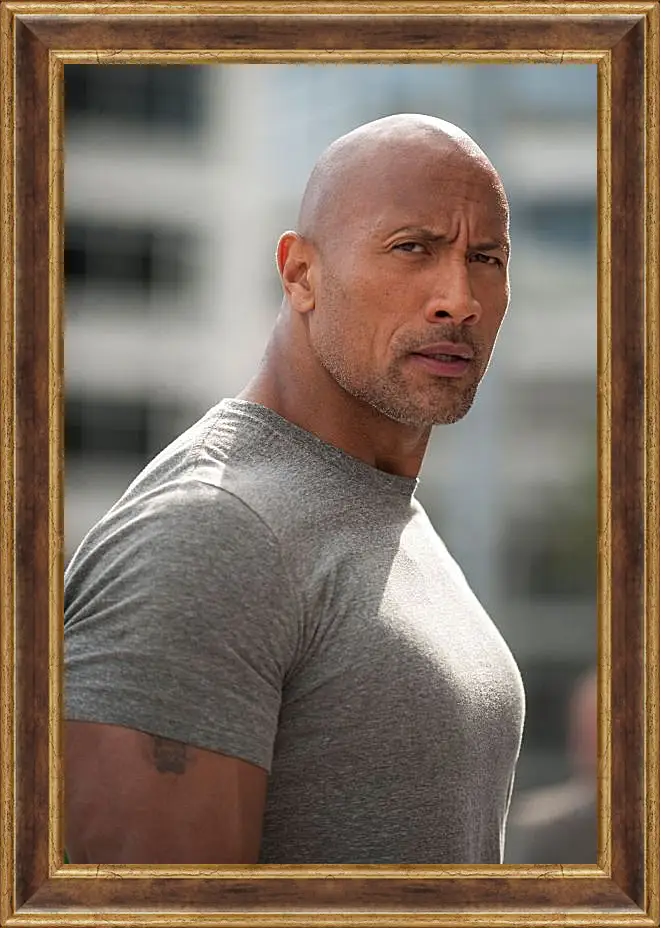 Картина в раме - Dwayne Douglas Johnson. Дуэйн Джонсон (Скала)