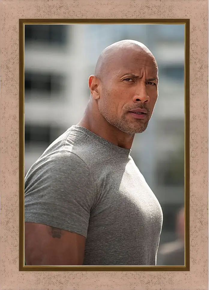 Картина в раме - Dwayne Douglas Johnson. Дуэйн Джонсон (Скала)