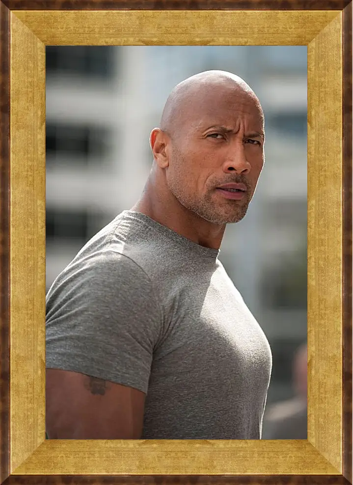 Картина в раме - Dwayne Douglas Johnson. Дуэйн Джонсон (Скала)