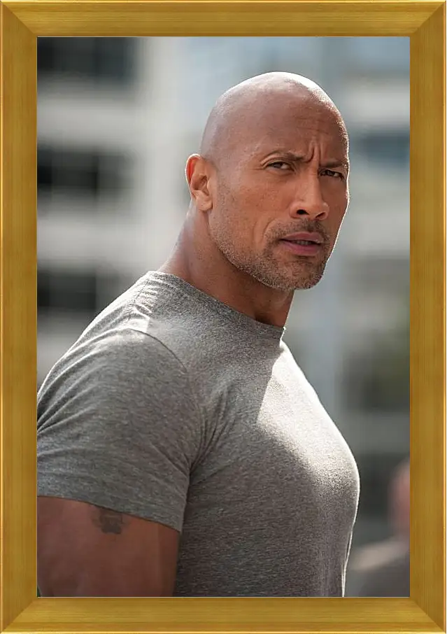 Картина в раме - Dwayne Douglas Johnson. Дуэйн Джонсон (Скала)