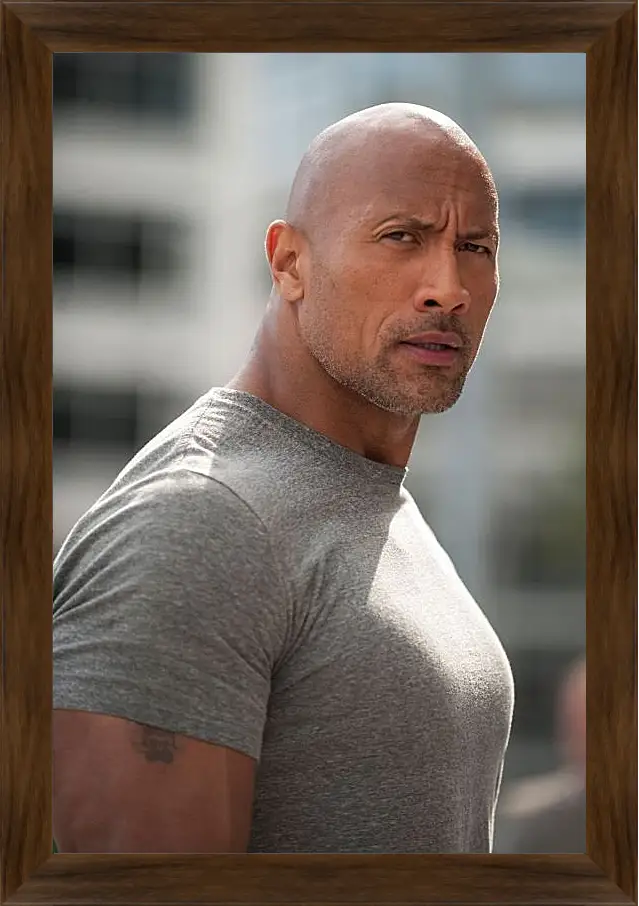 Картина в раме - Dwayne Douglas Johnson. Дуэйн Джонсон (Скала)