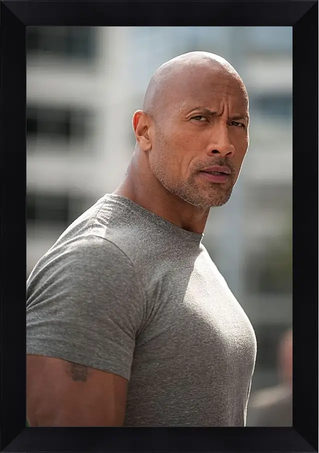 Картина в раме - Dwayne Douglas Johnson. Дуэйн Джонсон (Скала)