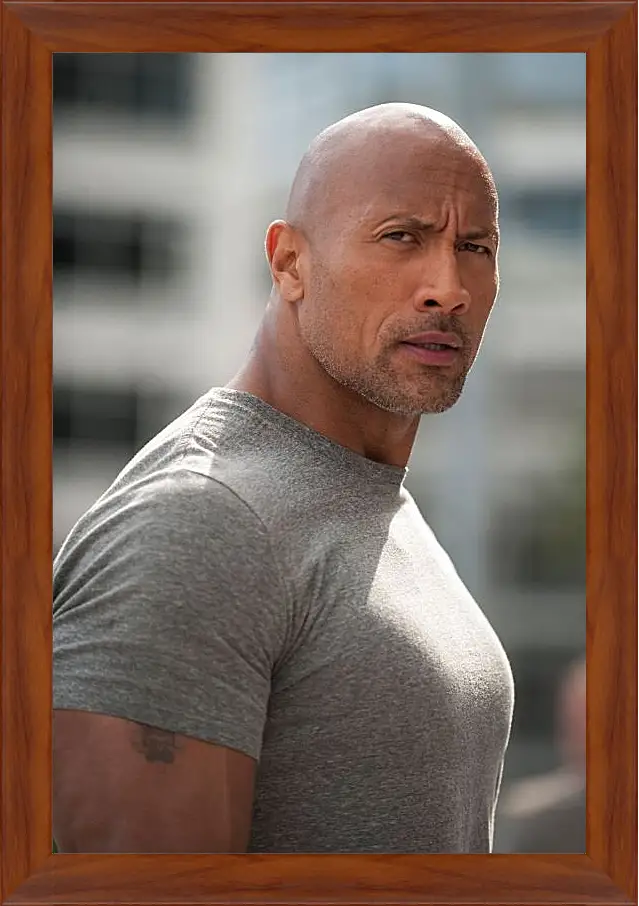 Картина в раме - Dwayne Douglas Johnson. Дуэйн Джонсон (Скала)