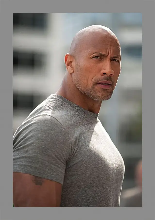 Картина в раме - Dwayne Douglas Johnson. Дуэйн Джонсон (Скала)