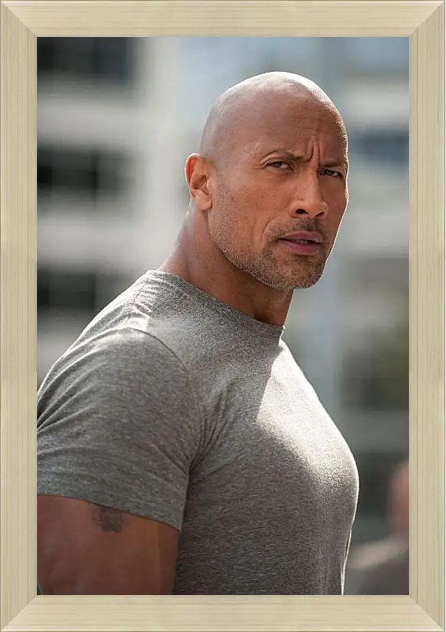 Картина в раме - Dwayne Douglas Johnson. Дуэйн Джонсон (Скала)