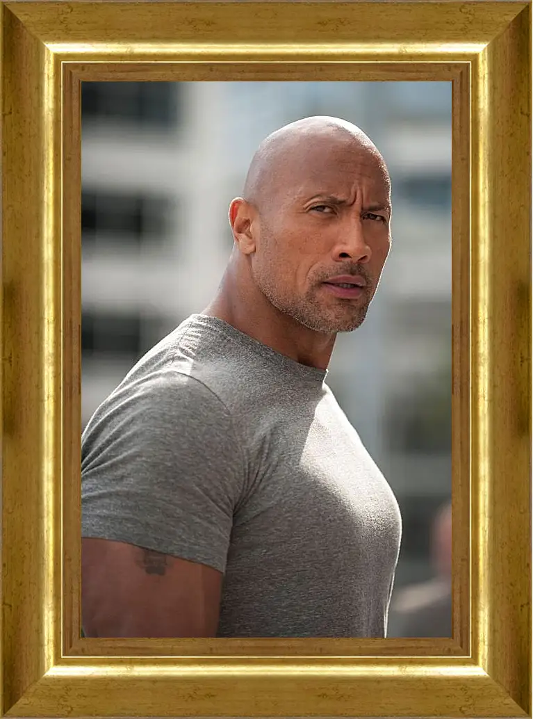 Картина в раме - Dwayne Douglas Johnson. Дуэйн Джонсон (Скала)