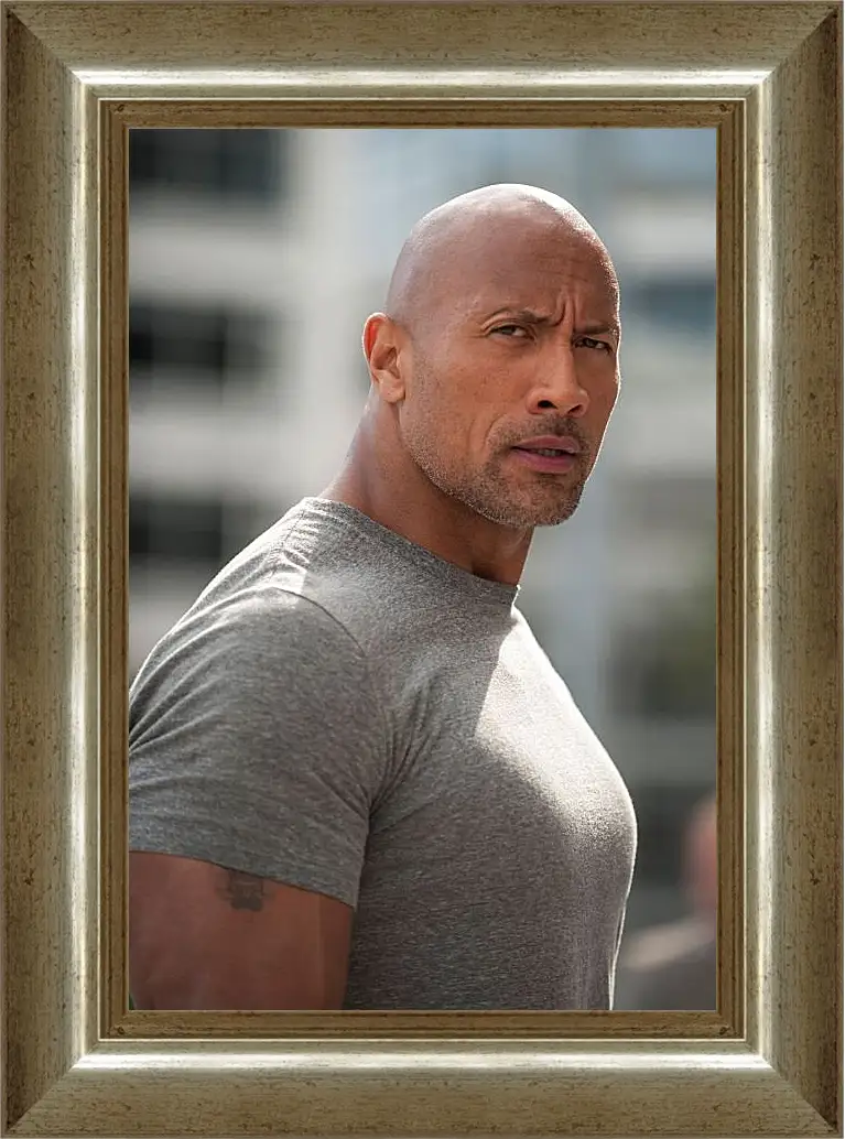 Картина в раме - Dwayne Douglas Johnson. Дуэйн Джонсон (Скала)