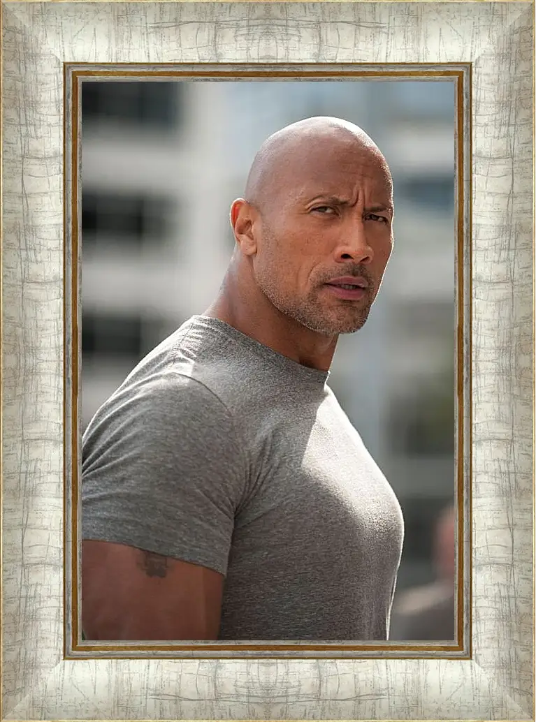 Картина в раме - Dwayne Douglas Johnson. Дуэйн Джонсон (Скала)