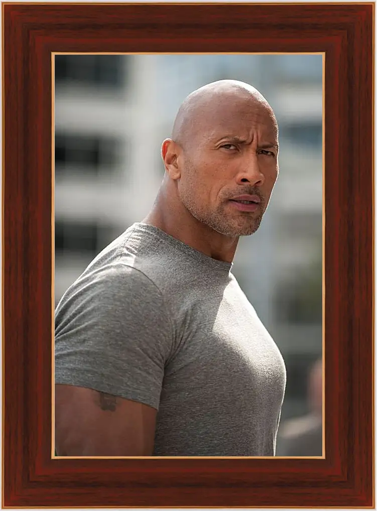 Картина в раме - Dwayne Douglas Johnson. Дуэйн Джонсон (Скала)