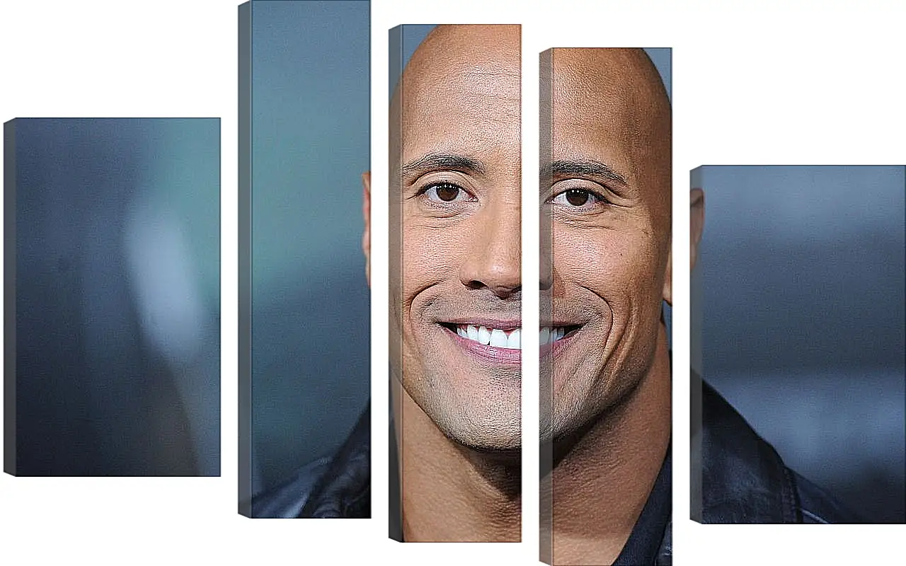 Модульная картина - Dwayne Douglas Johnson. Дуэйн Джонсон (Скала)