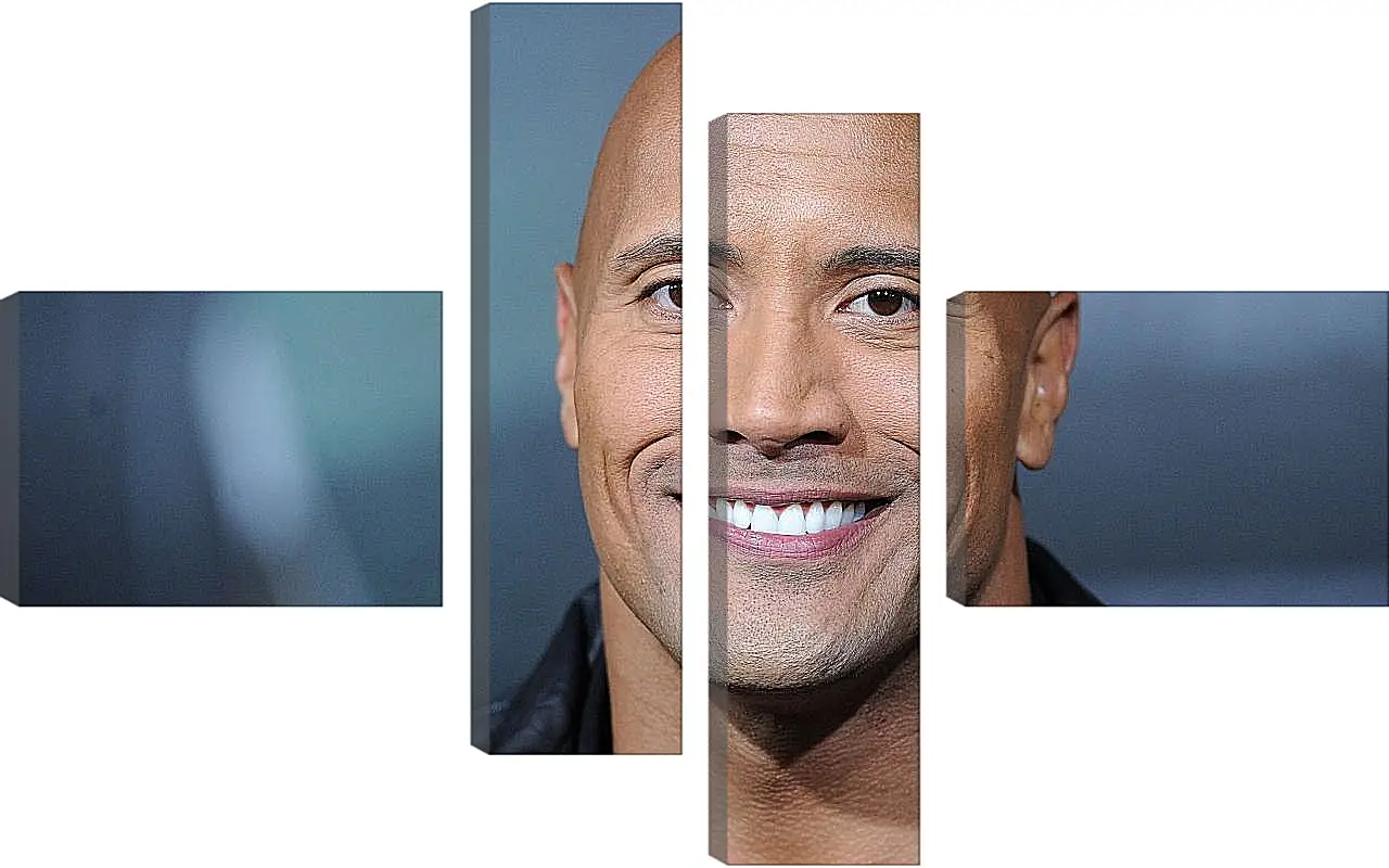 Модульная картина - Dwayne Douglas Johnson. Дуэйн Джонсон (Скала)