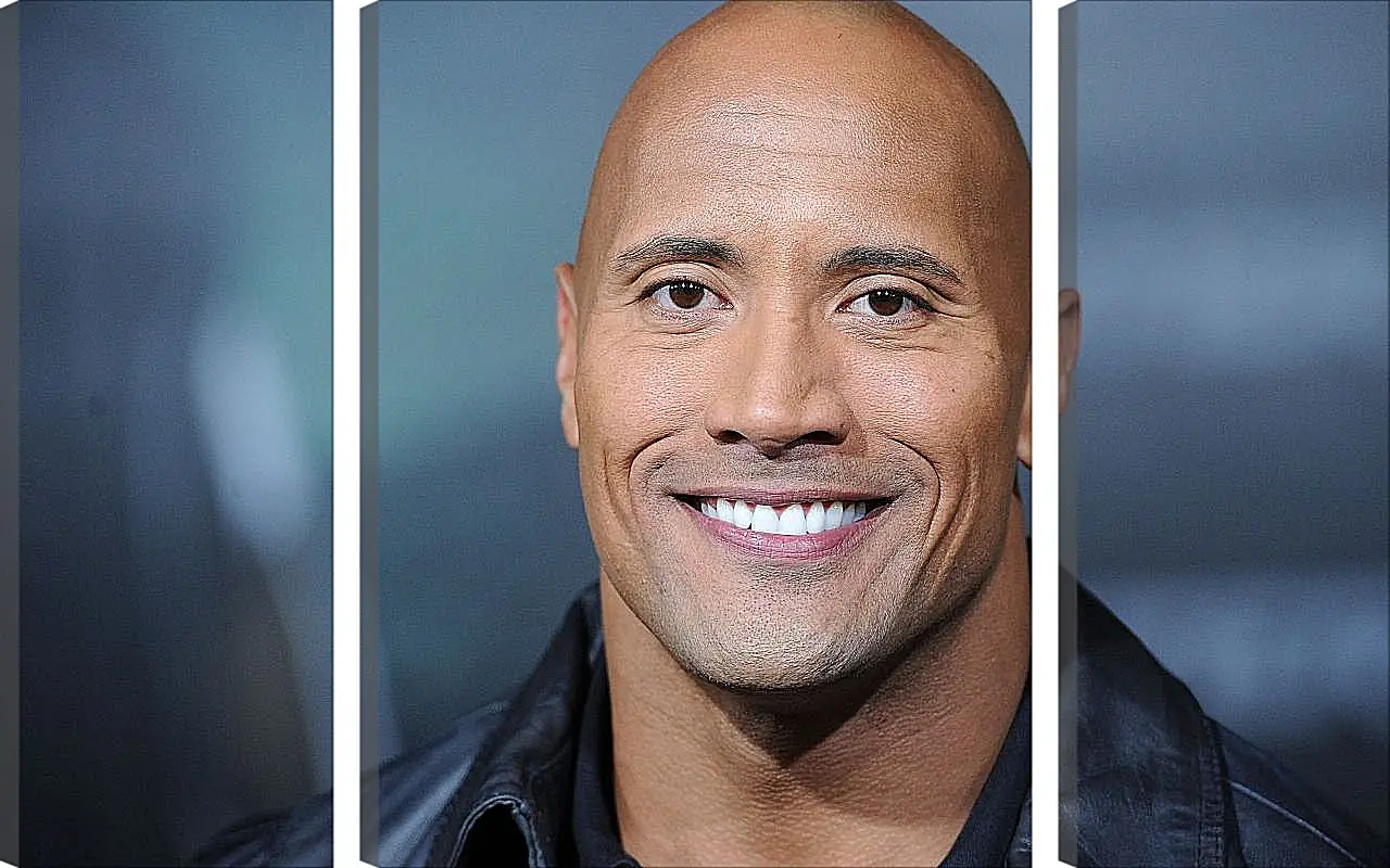 Модульная картина - Dwayne Douglas Johnson. Дуэйн Джонсон (Скала)