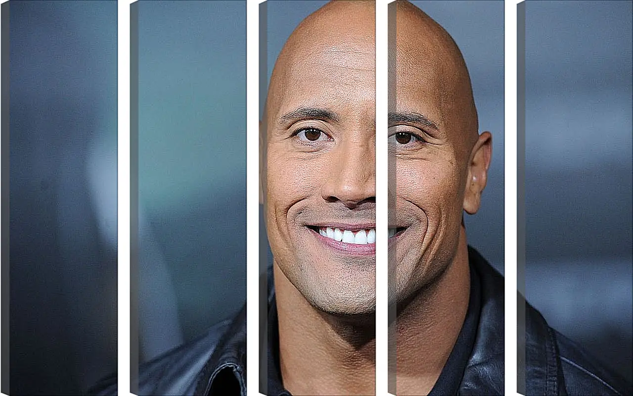 Модульная картина - Dwayne Douglas Johnson. Дуэйн Джонсон (Скала)