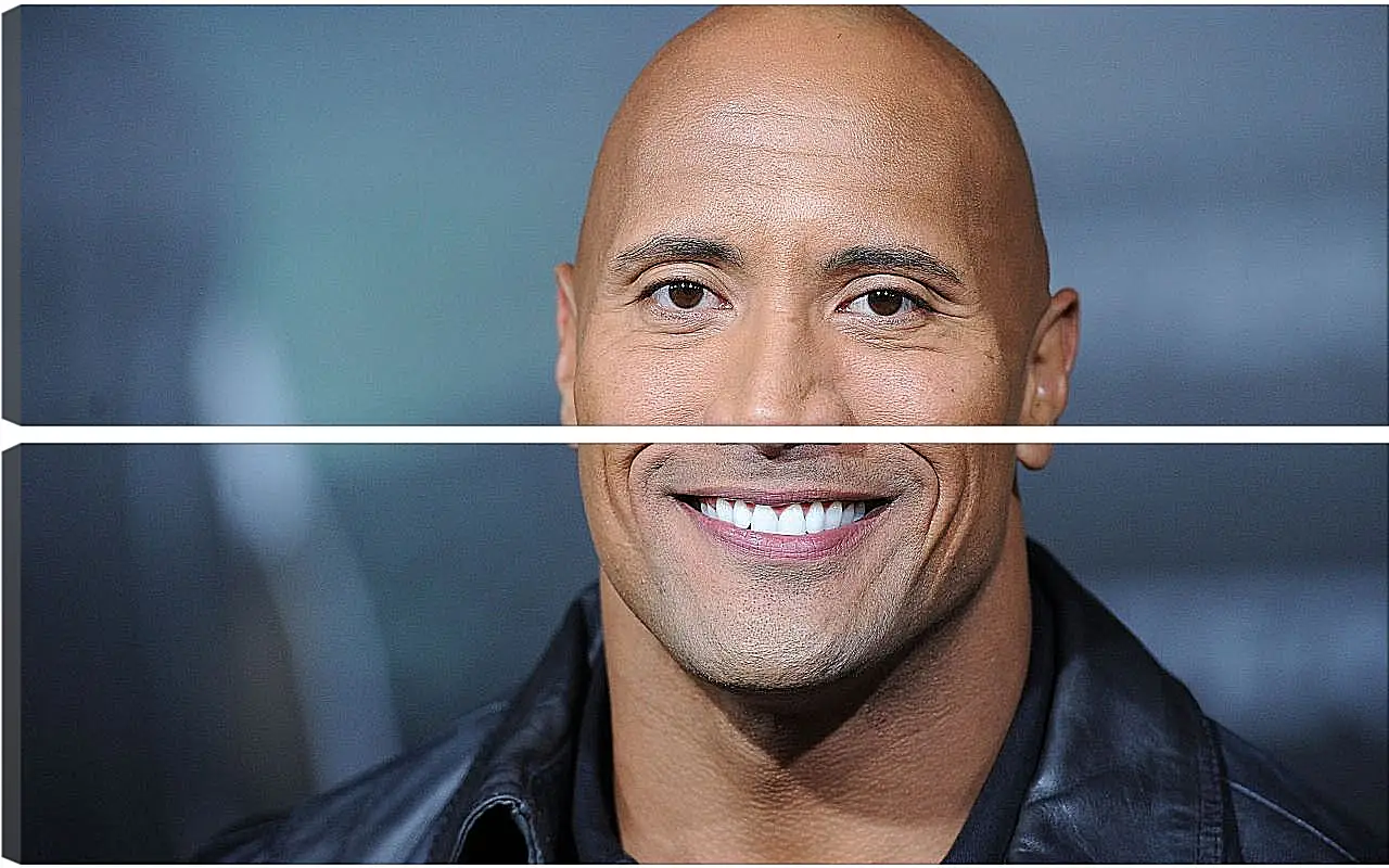 Модульная картина - Dwayne Douglas Johnson. Дуэйн Джонсон (Скала)