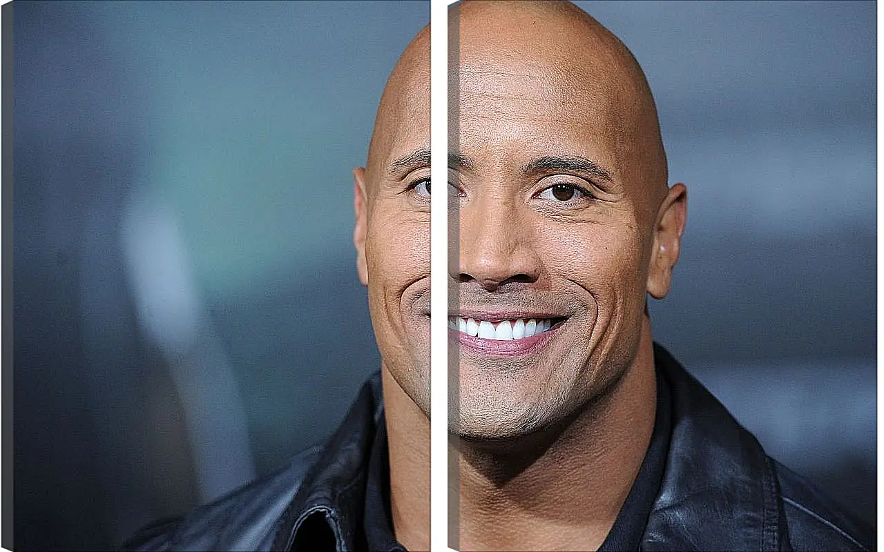 Модульная картина - Dwayne Douglas Johnson. Дуэйн Джонсон (Скала)