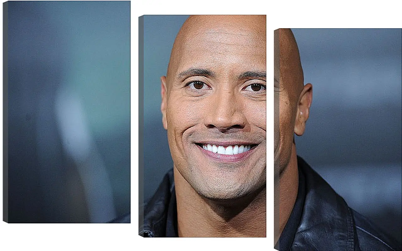 Модульная картина - Dwayne Douglas Johnson. Дуэйн Джонсон (Скала)