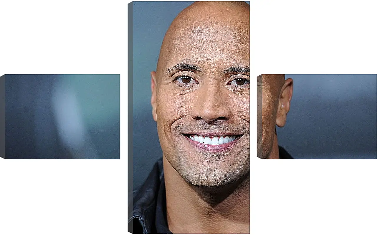 Модульная картина - Dwayne Douglas Johnson. Дуэйн Джонсон (Скала)