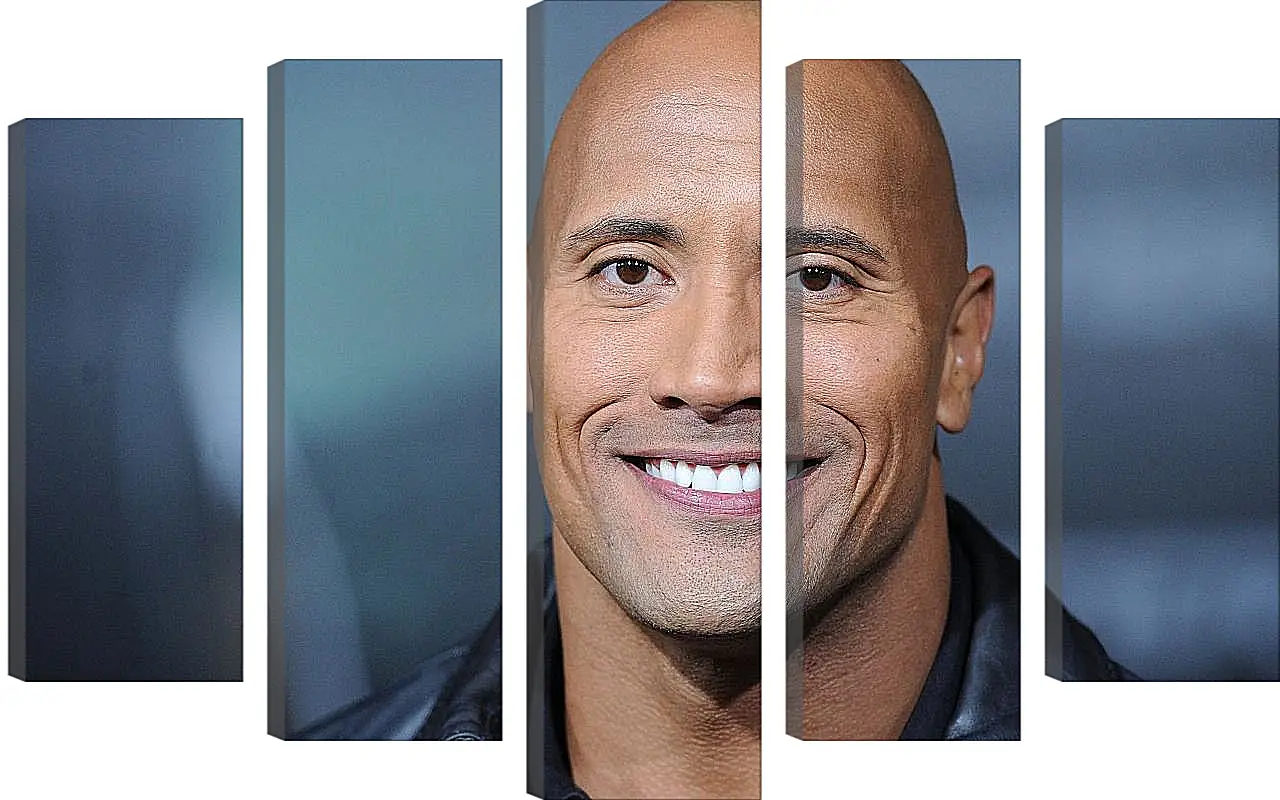 Модульная картина - Dwayne Douglas Johnson. Дуэйн Джонсон (Скала)