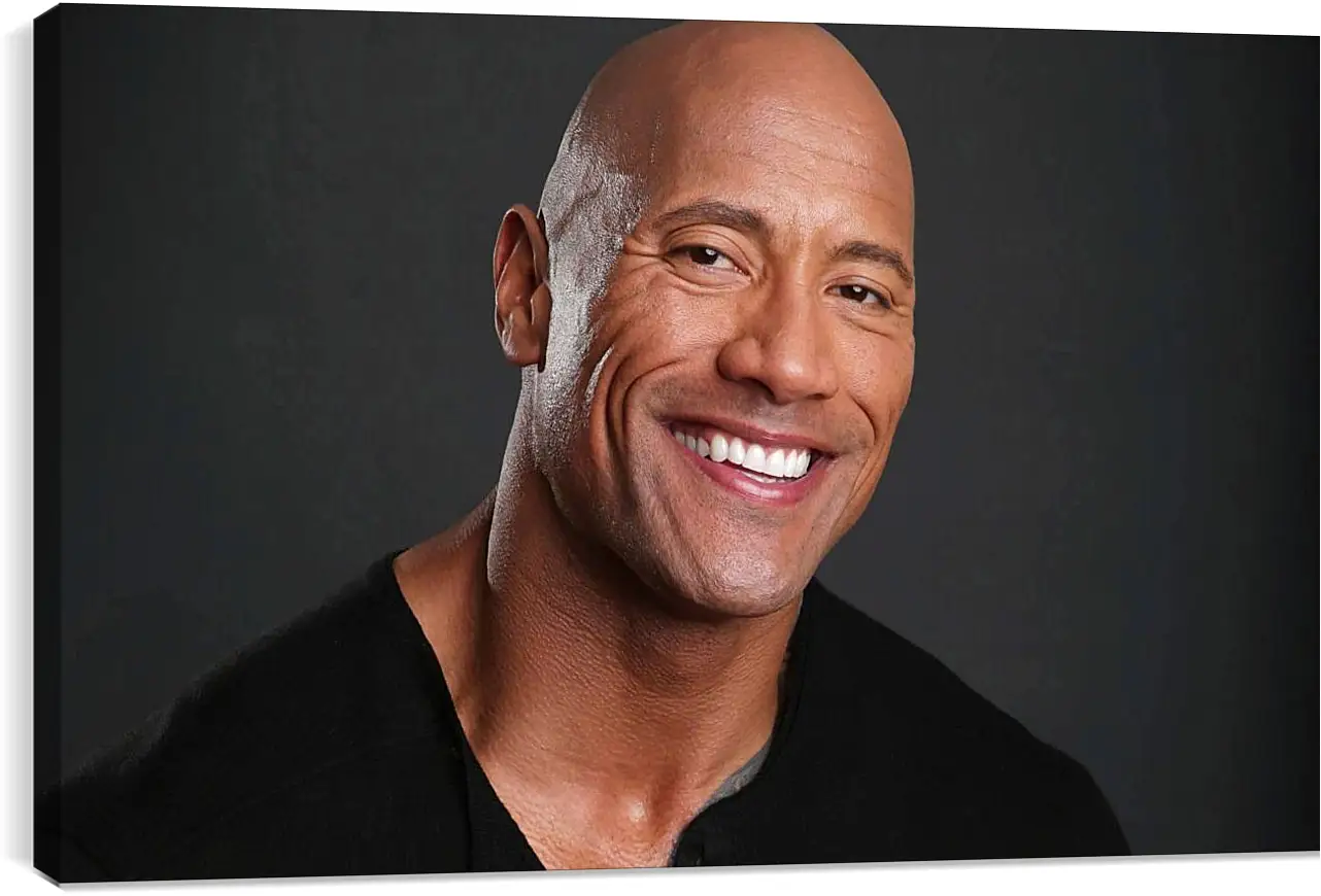 Постер и плакат - Dwayne Douglas Johnson. Дуэйн Джонсон (Скала)